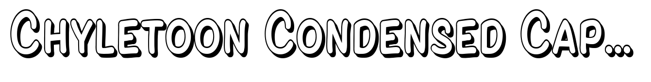 Chyletoon Condensed Caps 3D